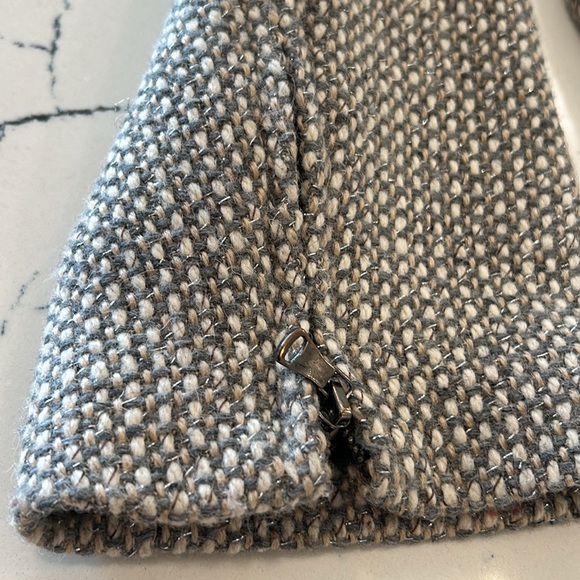 Talbots Gray Tweed Wool Blend Work Or Casual Lined Blazer sz.8 - Picture 9 of 12